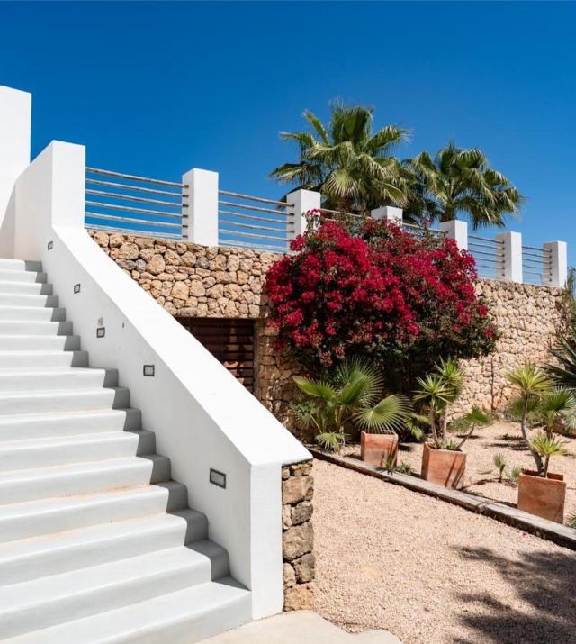 Resa Estates Ibiza modern finca villa for sale exterior stairs.jpg